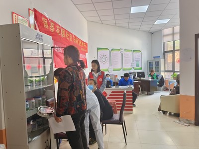 金水區未來路街道銀基花園社區健康義診進網格活動 營養健康咨詢服務惠及居民